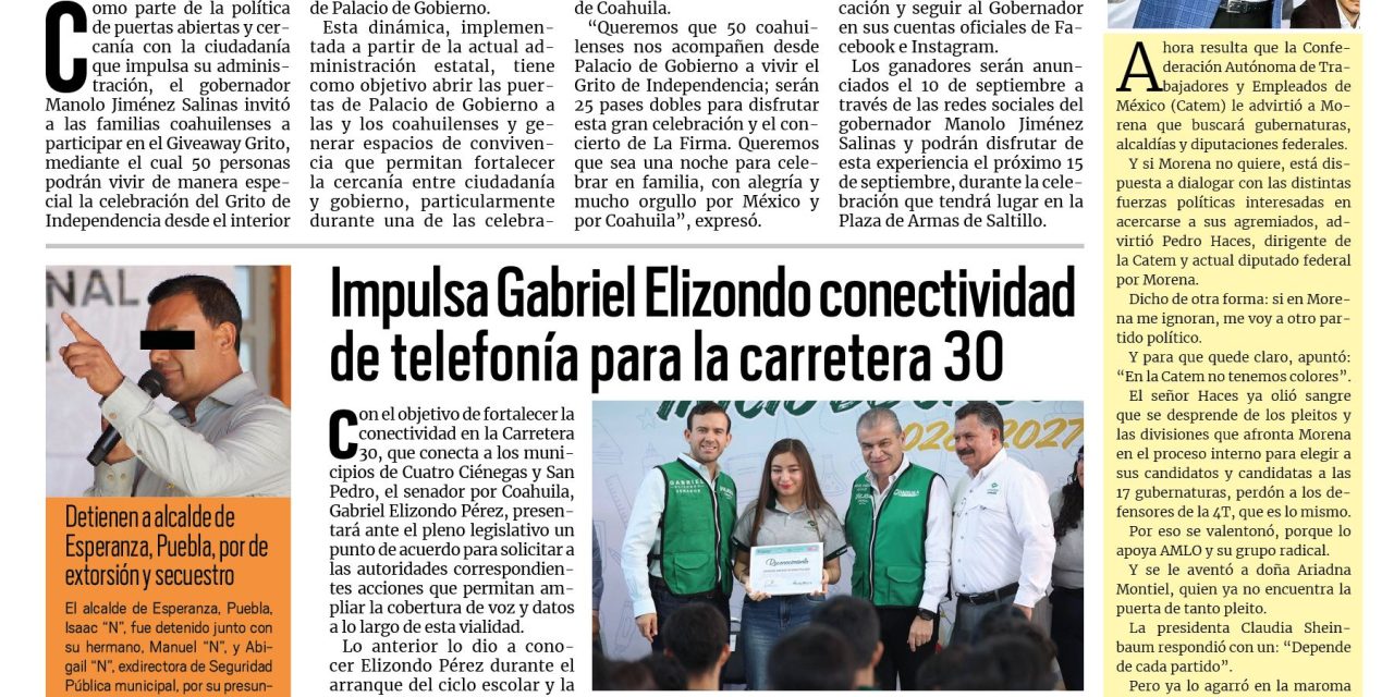 Portada RCG Carbonífera [8 de septiembre de 2026]