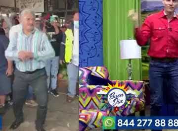 Reta de baile en plena calle